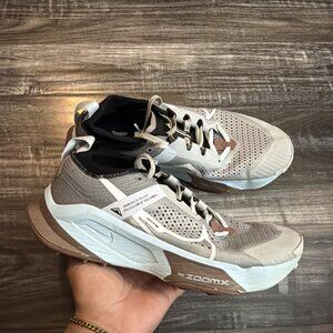 Nike ZoomX Zegama Womens Size 10 Smoke Gray Blue Walking Running Shoes Sneakers